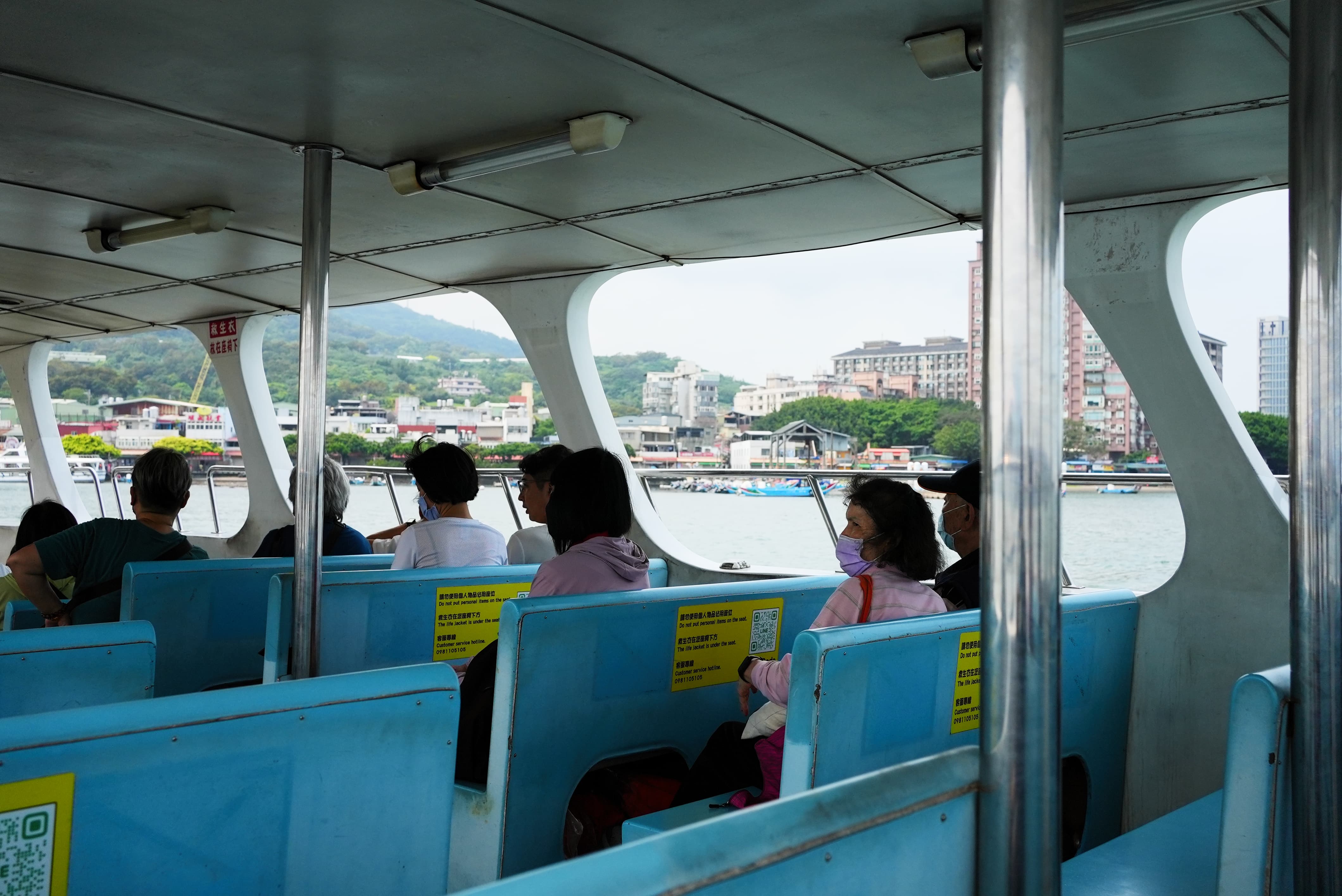 Taiwan, Tamsui - Ferry to Duchuantou Old Street